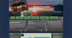 Desktop Screenshot of cayeux-immobilier.fr